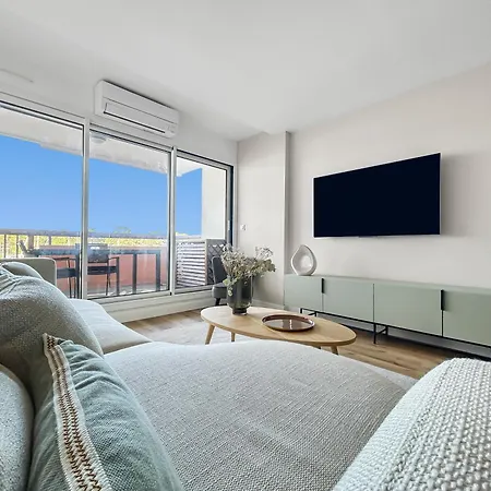 Appartement T3 Moderne Avec Terrasse, Piscine Et Parking Prive Capbreton