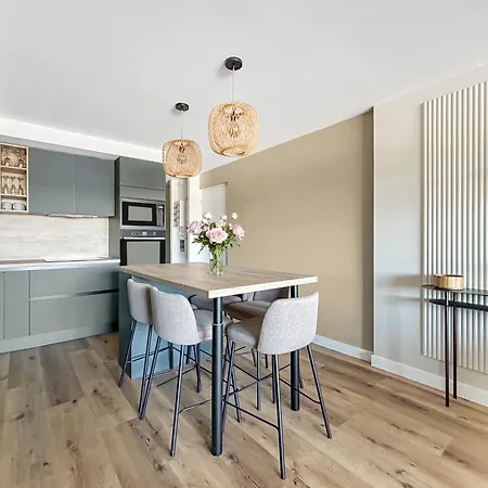 T3 Moderne Avec Terrasse, Piscine Et Parking Prive Capbreton