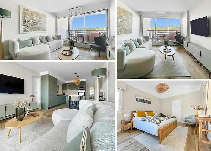 Lejlighed T3 Moderne Avec Terrasse, Piscine Et Parking Prive